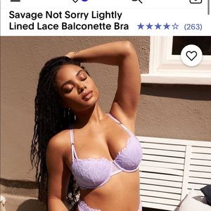 Savagexfenty lightly lined bra